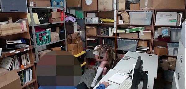  Thief schoolgirl fucked by officer